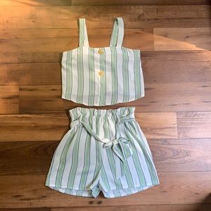 Girls two piece set size 10